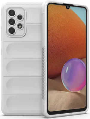 Produktbild von Samsung A32 4G Hülle, Weich TPU Silikon Stossfest Anti-rutsch Schutzhülle für Samsung Galaxy A32 4G Weiß