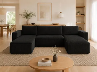Produktbild von FurMeb24 Modernes Ecksofa AXEL U-Form 300 x 140 cm POSO 135