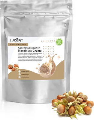 Obrázek produktu pro Prášek s příchutí lískových oříšků Mix příchutí nízkokalorický 300 g