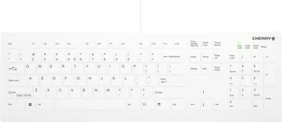 Obrázok produktu pre Contour Design Active Key AK-C8112, Plná veľkosť (100 %), Kábel, USB, Nožnicový spínač, QWERTY, Biela