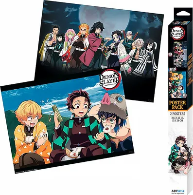 Produktbild von DEMON SLAYER Set 2 Chibi Posters - Series 2 (52x38)