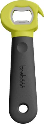Immagine prodotto di Apribottiglie e barattoli Trebonn Stappo 1523202, 16 cm, multifunzione, impugnatura morbida, nero/giallo