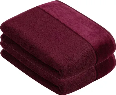 Produktbild von 2er Pack Duschtuch Pure von der Marke Vossen 67 x 140 cm