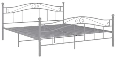 Obrázok produktu pre vidaXL Posteľ šedá kovová 160x200 cm