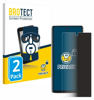 A product package for screen protectors, with a sample screen protector shown next to it.