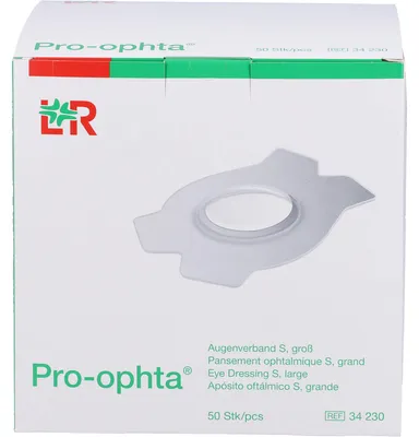 Obrázek produktu pro Pro Ophta obvaz na oči S velký, 50 ks VER