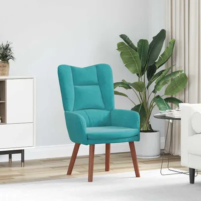 Obrázek produktu pro Relaxační křeslo tyrkysové 63 x 67 x 94 cm sametové