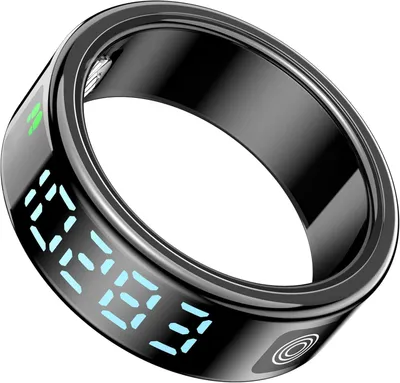 Produktbild von Smart Ring SR21D, Größe 11, schwarz, 24/7 Gesundheitsüberwachung, für Gesundheit