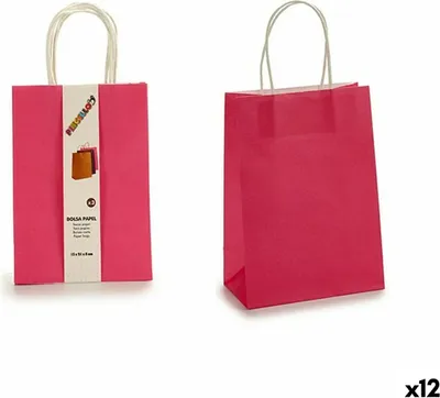 Obrázok produktu pre Sada vreciek z ružového papiera 8 x 31 x 15 cm (12 kusov)