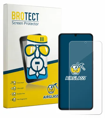Produktbild von BROTECT Schutzglas für realme Note 80 Schutzfolie Panzer Folie Glas Display Schutz klar