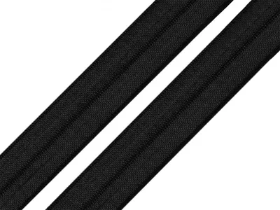 Produktbild von 1m Falzgummi 20mm Faltgummi elastisches Einfassband Saumband Farbwahl