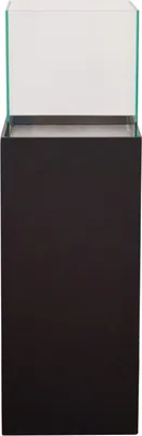 Produktbild von VIVANNO Windlicht Alu-Verbund CANDELA Rechteckig, Schwarz matt - 25x25x80 cm