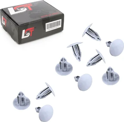 Produktbild von 10x VERKLEIDUNGCLIPS ABDECKUNG BEFESTIGUNGS CLIPS UNIVERSAL Ø 7-8mm Kopf 19mm