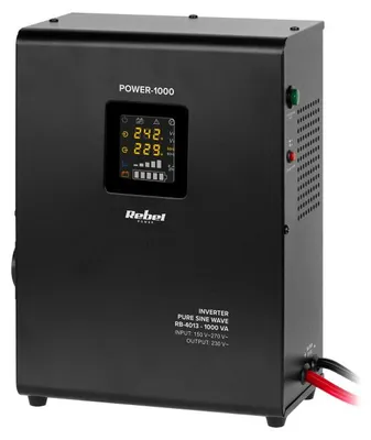 Obrázek produktu pro Rebel RB-4013 Záložní nástěnný zdroj POWER-1000, 1000VA/700W, 12V/230V
