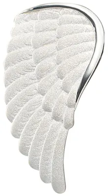 Produktbild von Schmuck Anhänger Flügel aus 925 Silber Sterlingsilber teilmattiert Halsschmuck