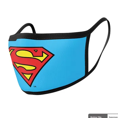Image de Pyramid International Masques en tissu Superman Lot de 2 Logo GP85559