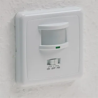 Immagine prodotto di ChiliTec 21250 Rivelatore di movimento PIR da incasso adatto a 160° LED, tecnologia a 3 fili, bianco