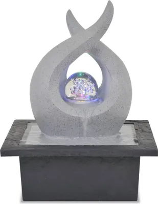 Produktbild von vidaXL Zimmerbrunnen mit LED Polyresin