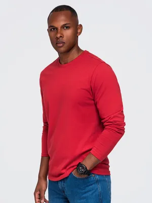 Produktbild von OMBRE Longsleeve BASIC Regular Fit OM-LSBL-0142 red XL