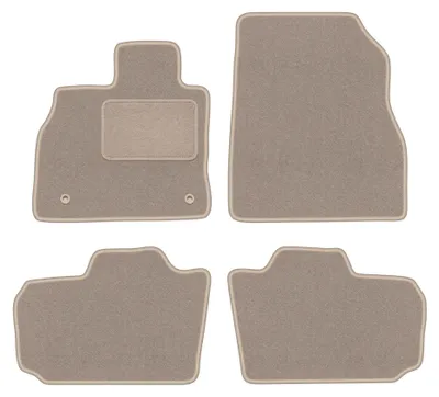 Immagine prodotto di Tappetini in moquette per Nissan Leaf I 2010-2017 (hatchback) – set 4 pezzi, beige, su misura – Wielganizator LUX