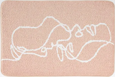 Produktbild von Badteppich FACE Pearl 60 x 90 cm