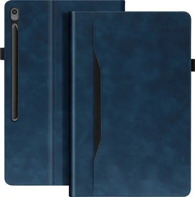 Zdjęcie produktu dla Avizar, etui typu portfel do tabletu Tab S10 FE+ z podstawką do filmów, kolor granatowy