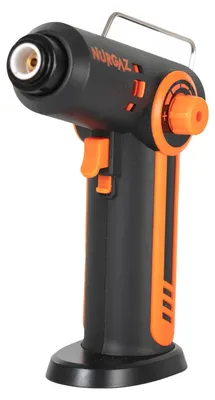 Küchenbrenner mit einstellbarer Flamme, nachfüllbar, orange