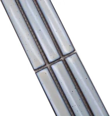Produktbild von Bordüre Borde Mosaik weiß glänzend Stäbchenoptik Mosaikfliese Küchenwand Fliesenspiegel Bad Duschwand MOS24BOR-CS66_f