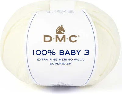 Produktbild von DMC 100% Baby-3 Wool – reine Wolle (Color 3)