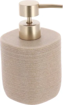 Obrázok produktu pre TENDANCE | Dávkovač mydla - 400 ml - béžová - Moderné kúpeľňové doplnky - štýlové a funkčné
