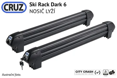 Zdjęcie produktu dla CRUZ Bagażnik na narty CRUZ Ski-Rack Dark 6 940223