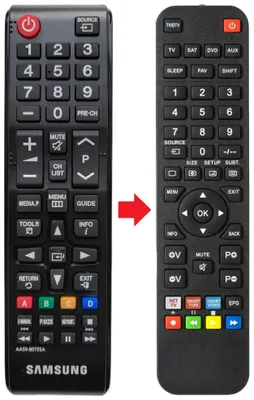 Produktbild von Fernbedienung passend für SAMSUNG PN50A400C2DXZA | PN50A410C1DXZA | PN50A410C1DXZC