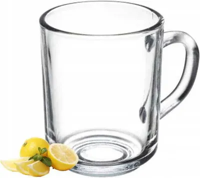Produktbild von Teeglas mit Getränkeauge transparent 240 ml