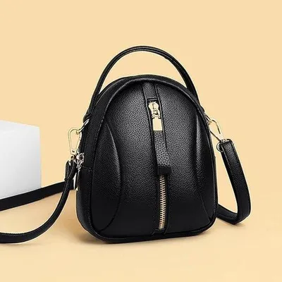 Obrázok produktu pre Čierna dámska crossbody taška s peňaženkou