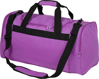 Produktbild von Sporttasche mit verstellbarem Umhängegurt, Reisetasche Weekender Bag, 54 x 28 x 26 cm, 26L, (lila)