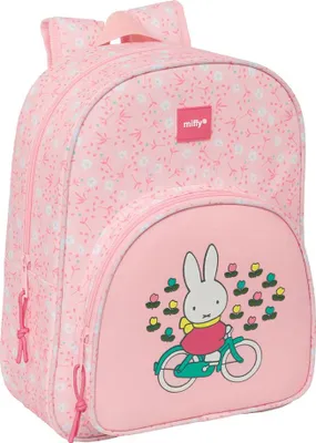 Image de Safta 642520185 Miffy Flowers 10l 32x43x14 Cm Sac à dos Rosa Rosa One Size