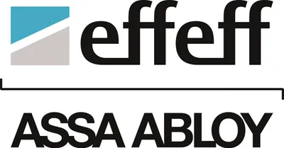 The image shows the logos of Effeff and ASSA ABLOY.