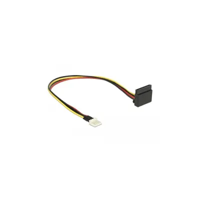 Zdjęcie produktu dla DeLOCK 85511, 0,3 m, Floppy (4-pin), SATA 15-pin, Męska, Żeńska, Prosty