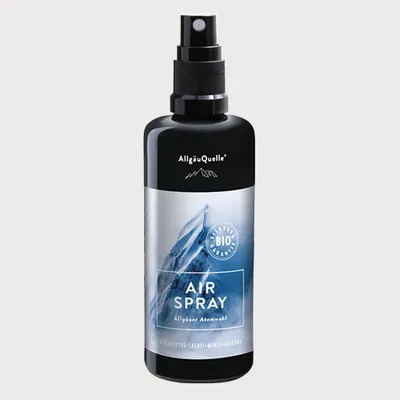Produktbild von AirSpray Allgäuer Atemwohl Raumduft mit Eukalyptus, Salbei, Minze und Cajeput