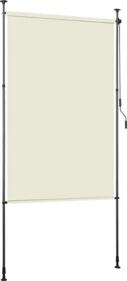 Produktbild von Aopunly Senkrechtmarkise Außenrollo 150 x 270 cm Balkonrollo mit Handkurbel Sichtschutz Vertikalmarkise ohne Bohren Sonnenschutz Windschutz Creme
