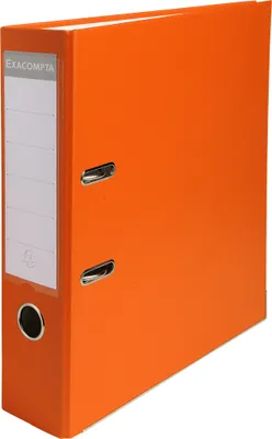 Image de Exacompta 20x Classeur à levier polypropylène dos de 75mm Orange 918414B