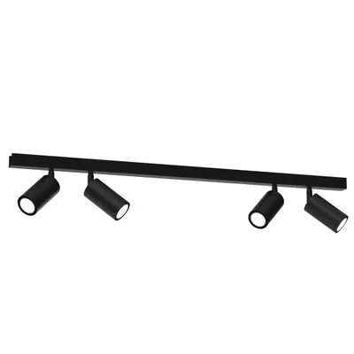 Produktbild von Milagro Hudson MLP8797 schwarze Wand- und Deckenstreifenlampe 4xGU10