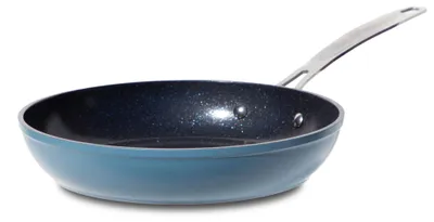 Image de Poêle antiadhésive Nuwave de 24 cm, revêtement céramique Duralon en bleu, sans