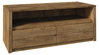 Produktbild von Lowboard Montana TV-Unterschrank 130x53x52cm Eiche Lefkas mit 2 Schubladen