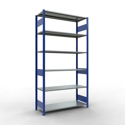 Produktbild von Stecksystem Grundregal - 2500x1300x500 mm, Typ 150 kg