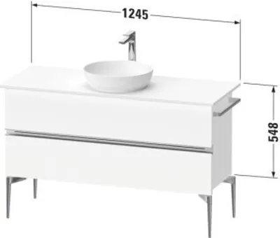 Zdjęcie produktu dla DURAVIT SV46600BD550000 Sivida WTU 1245x548x475mm, f.Bodenst.