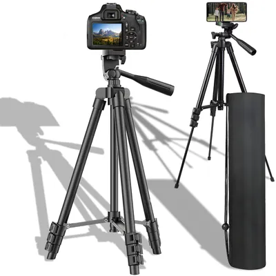 Produktbild von Teleskop Smartphone Stativ 100cm Dreibeinstativ Fernsteuerbar IOS Android Selfies Dreibein Tripod Lightweight Futteral Retoo