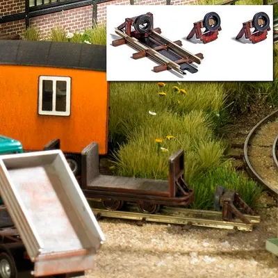Produktbild von Busch 12367 - 1/87 / H0  Prellböcke für Feldbahngleise - Neu