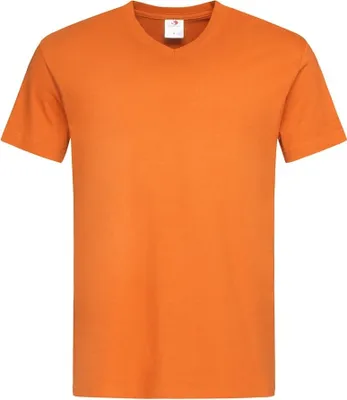 Image de T-shirt Stedman col V pour homme AB276 (L) (Orange)