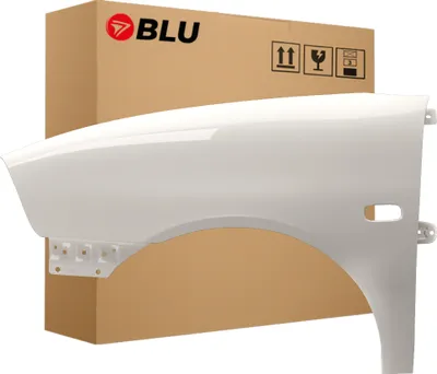 Immagine prodotto di BLU Parafango compatibile con Seat Ibiza Cordoba (6L - III 3. Generation) LB9A Sinistra Weiss CandyWeiss | 2002-2008 | Anteriore | Verniciato | Pronto per il montaggio | Acciaio